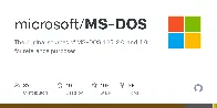 microsoft/MS-DOS: The original sources of MS-DOS 1.25 and 2.0