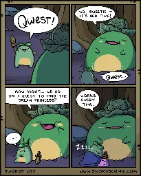 "Quest Sprout Falls" - [Swords Comic]