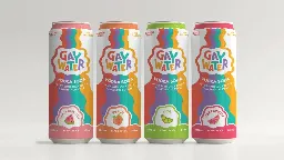 Gay Water, a new canned cocktail, wants to be the anti-Bud Light | CNN Business