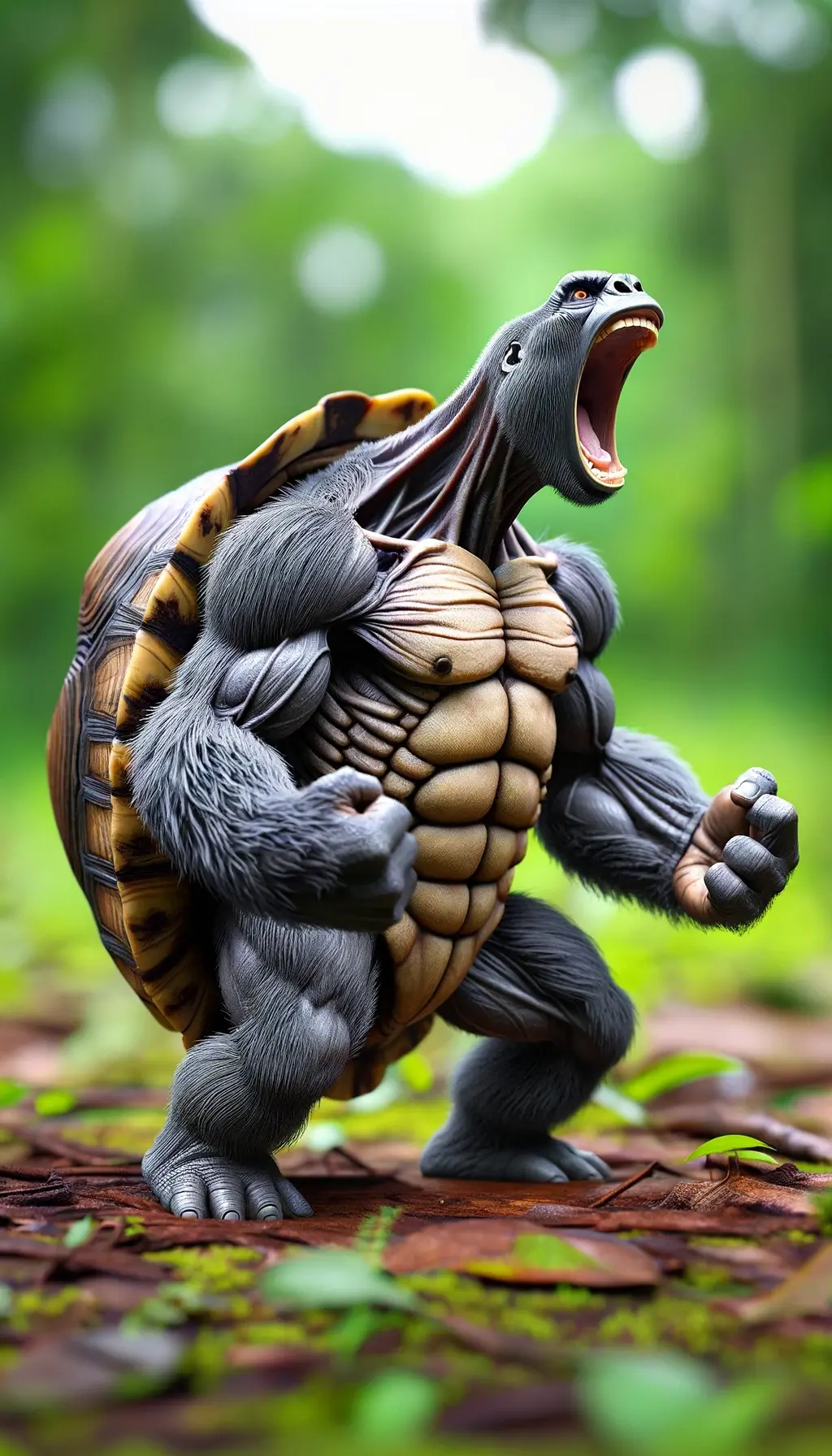 I see your spider turtle and raise you gorilla turtle