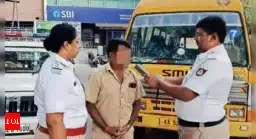 Morning drive: 23 drunk school bus drivers nabbed in Bengaluru | Bengaluru News - Times of India