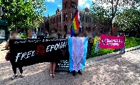 Community Rallies To Demand Freedom for Trans Woman Arrested After Being Attacked in Flagstaff, AZ