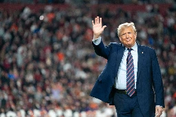 Donald Trump greeted by loud boos at South Carolina football game