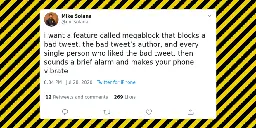 MegaBlock | Nuke tweets in one click