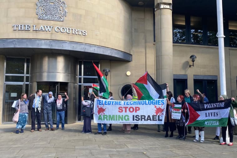 Cheers as jury fails to convict ‘Teledyne Four’ Palestine activists