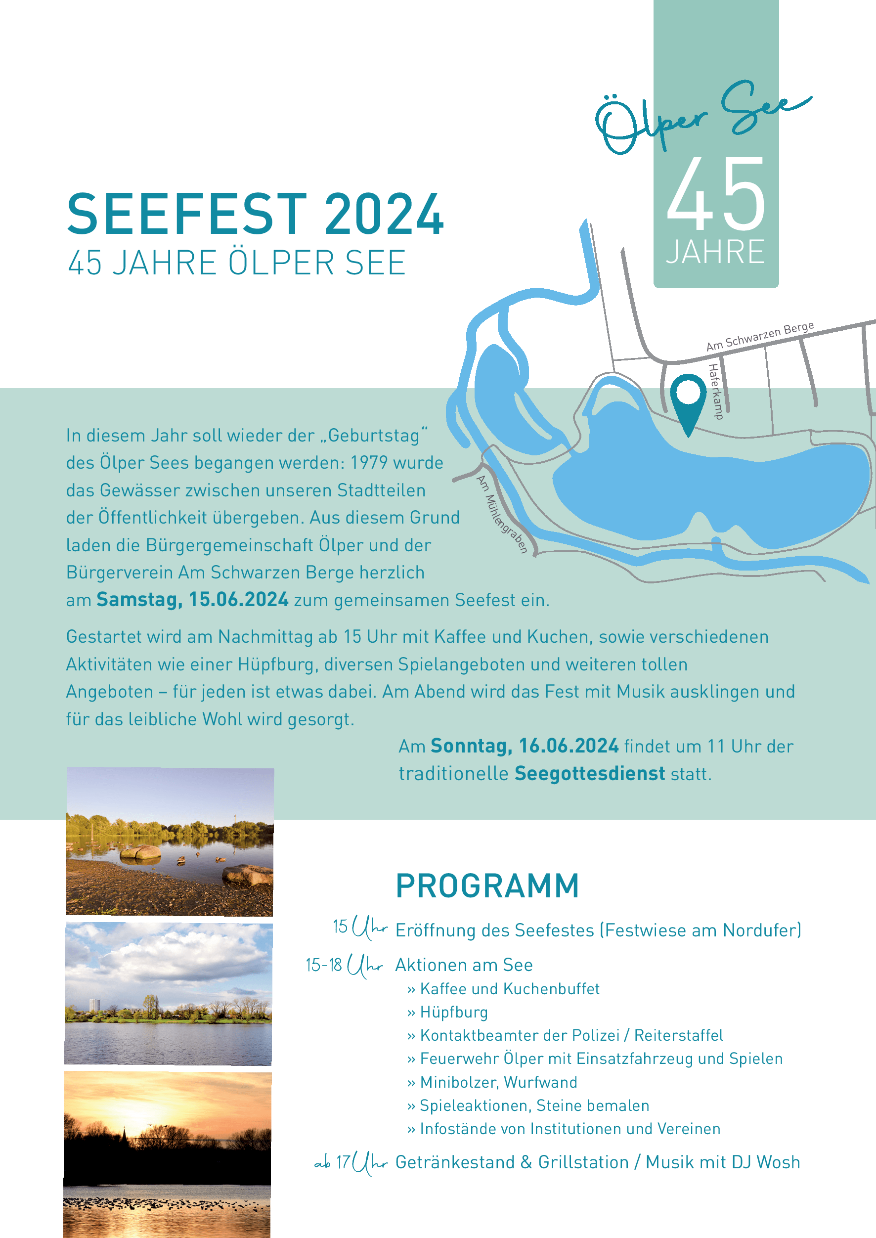 45 Jahre Ölper See – Seefest am 15.06.2024