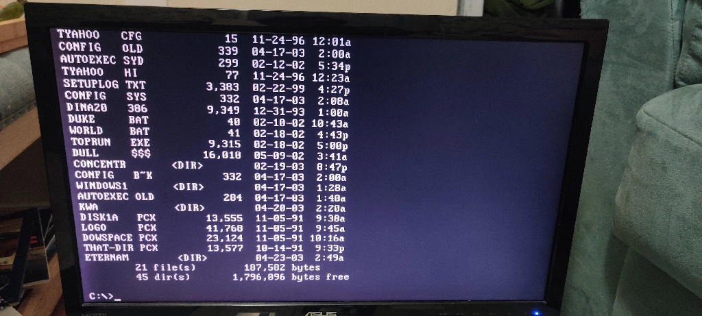 Image of directory listing