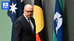 'Trying to disappear us': Dutton won't use Indigenous flags at press events as PM