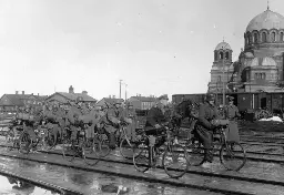 German bicycle troops occupying Ukraine, 1918?