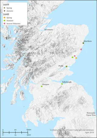 The final plague outbreak in Scotland 1644–1649: Historical, archaeological, and genetic evidence