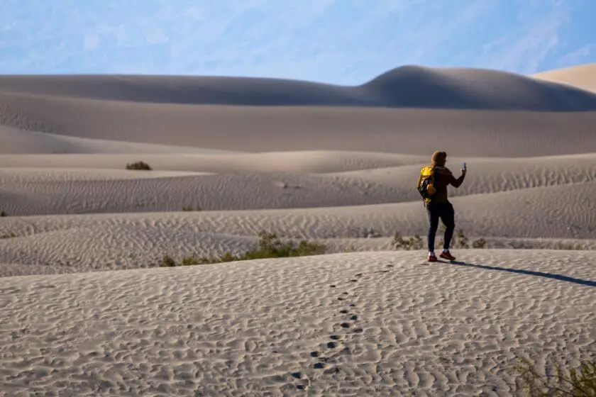 Death Valley heat melts skin off a man's feet after he lost his flip-flops in the dunes