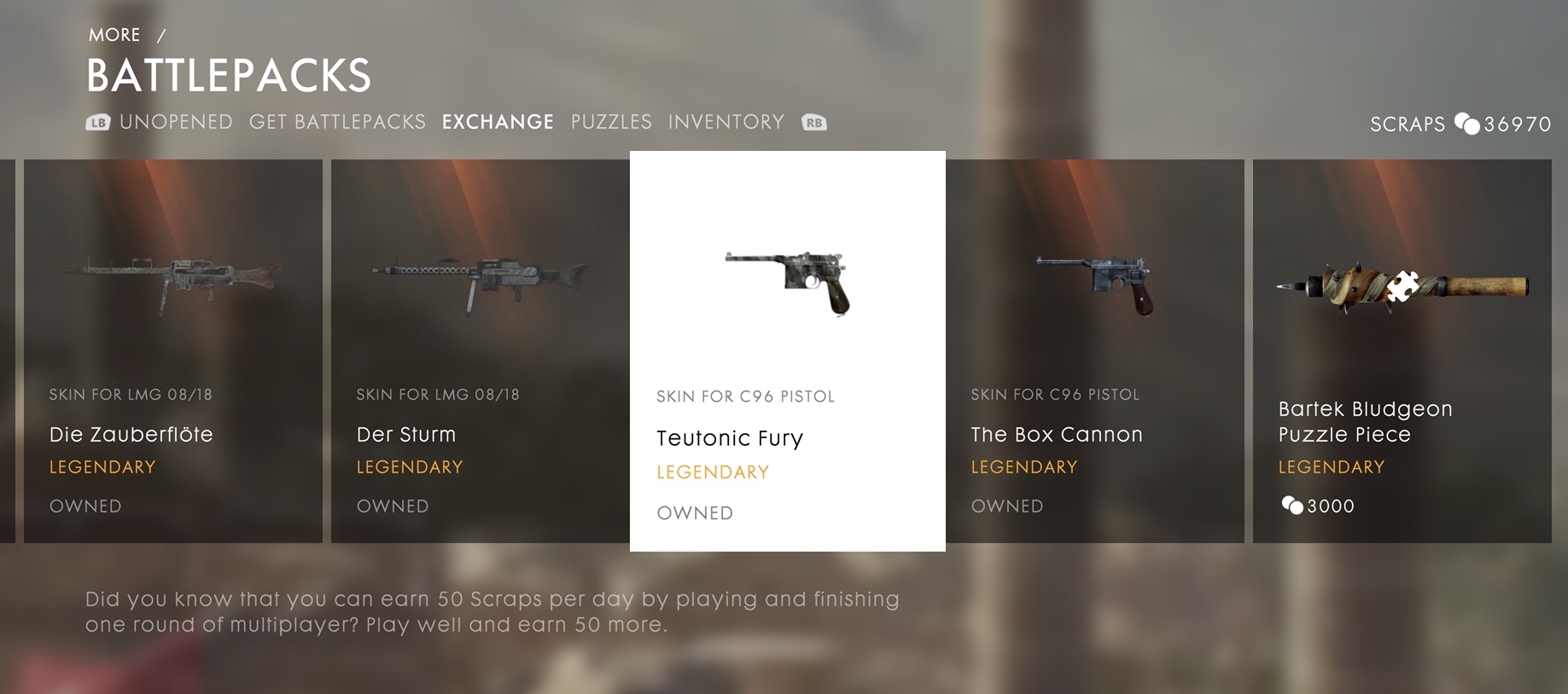 Exchange updated today. New Ops Campaign and Weekly Rotation as well.