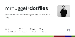 GitHub - mrnugget/dotfiles: My dotfiles, including configuration for zsh, tmux, psql