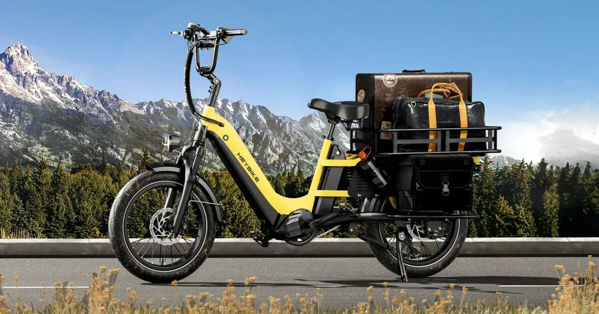 1,400-W cargo ebike can haul up to 440 lb for miles