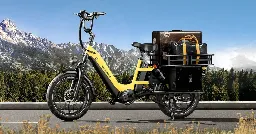 1,400-W cargo ebike can haul up to 440 lb for miles