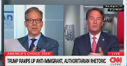 ‘That’s What He Said!’ Jake Tapper Can’t Believe Republican Governor Insists Trump Didn’t Actually Say Thing He Said