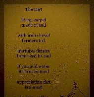 The Dirt poem