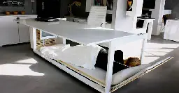 These Desk/Beds Let You Sleep While Working