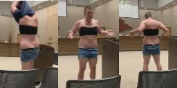 Dad strips down at school board meeting to make ‘clear argument’ about dress code