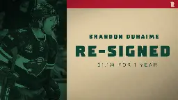 Minnesota Wild Re-Signs Forward Brandon Duhaime