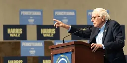 Urging Vote for Harris, Sanders Warns 'Trump and His Right-Wing Friends Are Worse' on Gaza | Common Dreams