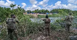 Video shows Texas National Guard soldiers appearing to ignore a mother and baby’s pleas for help in the Rio Grande