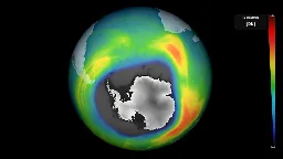 Ozone hole over Antarctica grows to one of the largest on record, scientists say