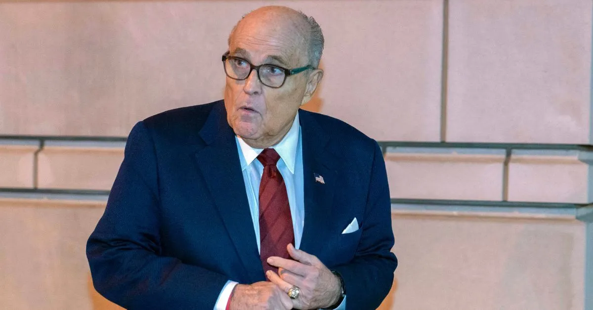 Rudy Giuliani wants to stop defamed election workers from mentioning money he is owed by Trump