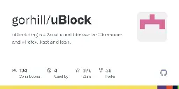 uBlock Origin works best on Firefox