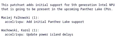 Intel Panther Lake Introducing 5th Gen NPU - Initial Linux Patches Posted